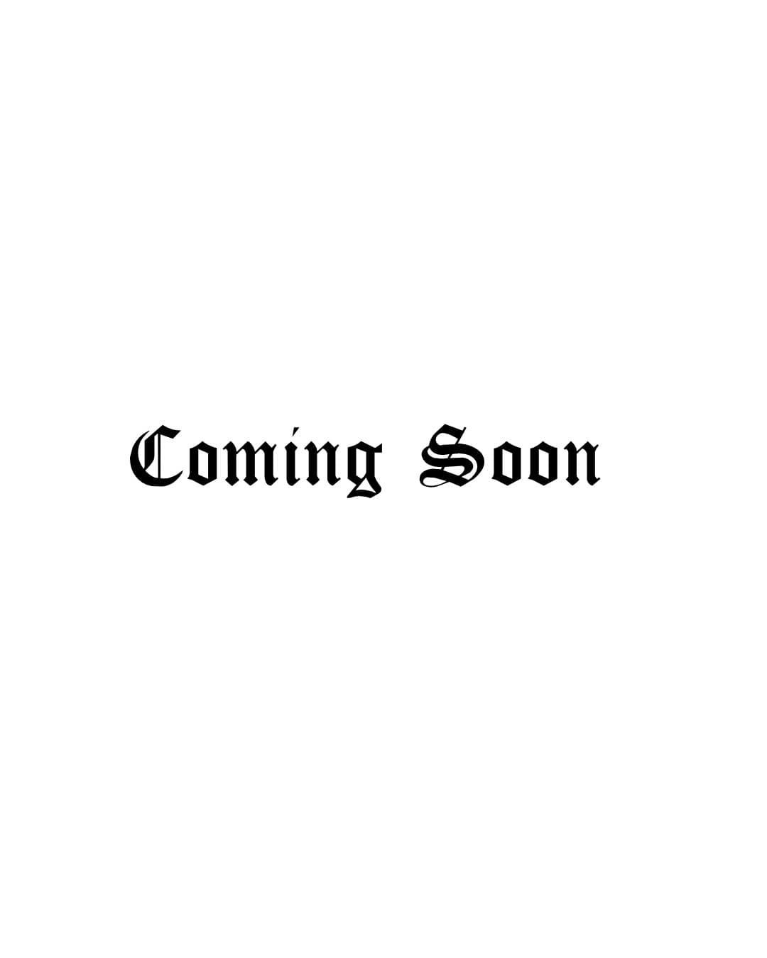 Coming soon